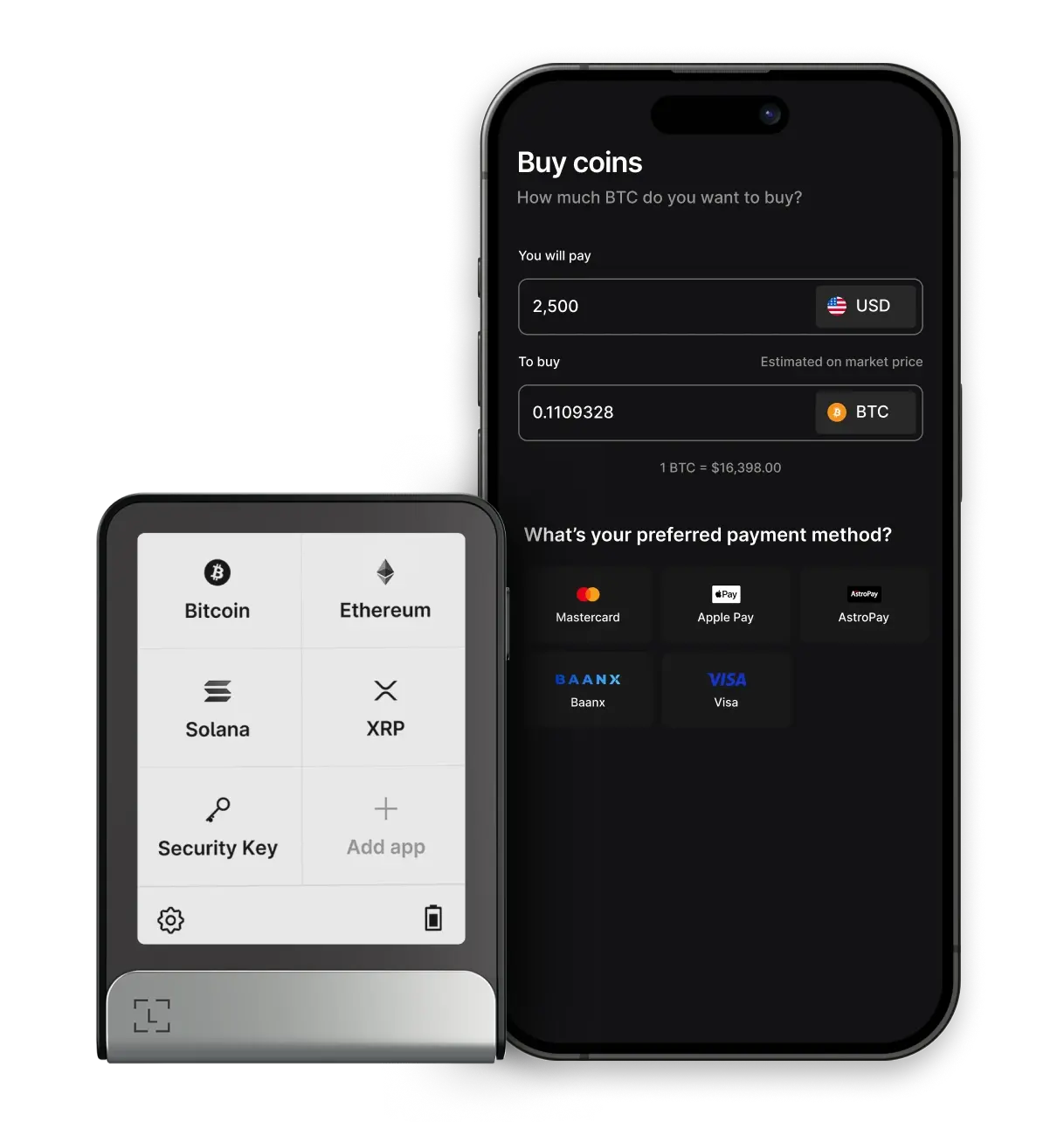 You can buy crypto